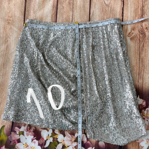 NWT Gianni Bini James Sequined Side Drape Skirt - Picture 14 of 14